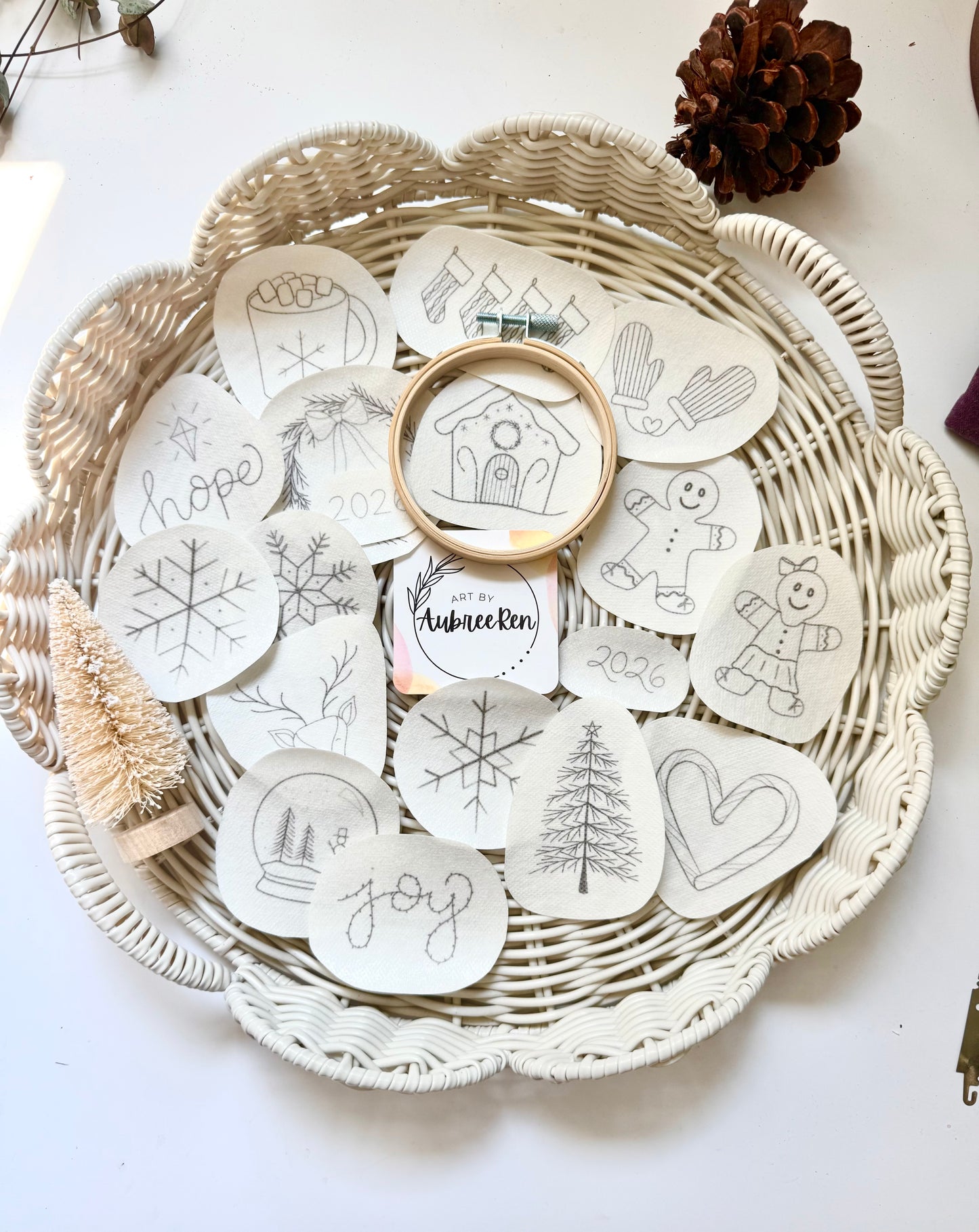 Holiday Ultimate Ornament Box | Christmas Embroidery Kit