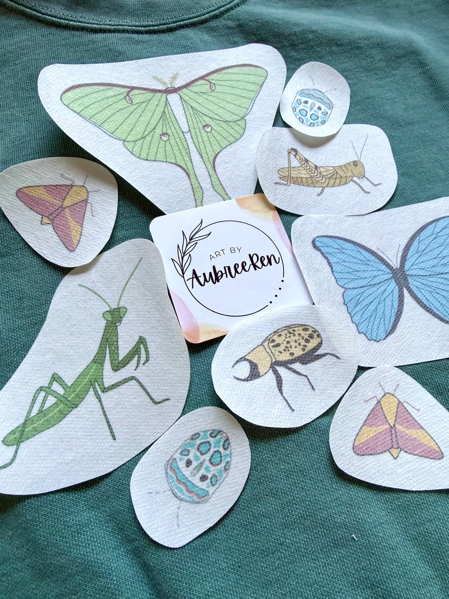 Stick and Stitch Embroidery | BUGS II | INSECT Peel and Stick | Embroidery Designs