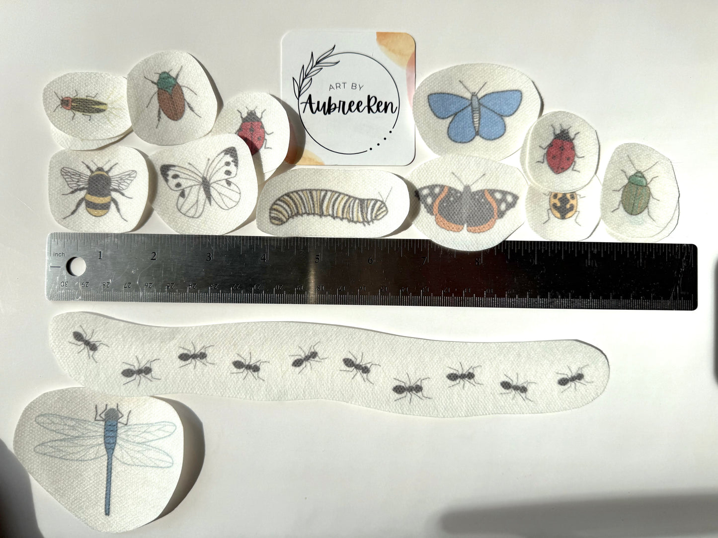 Stick and Stitch Embroidery | BUGS | INSECT Peel and Stick | Embroidery Designs