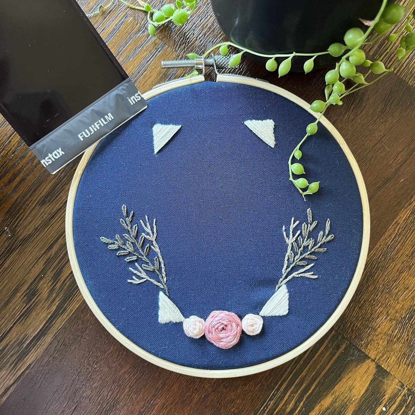 Embroidered Instax Frame Kit | Instax Frame Kit | Photo Frame Kit