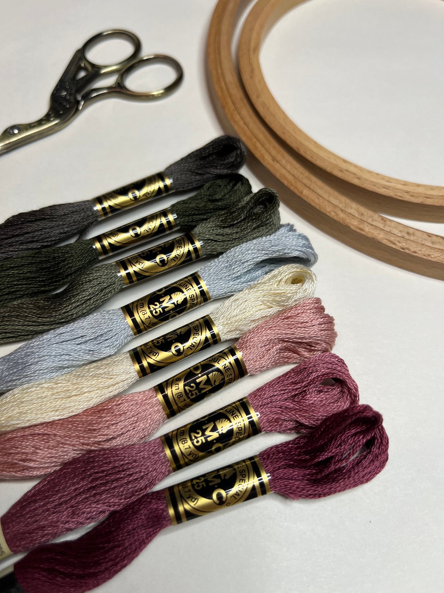 Winter Berry Thread Pack | DMC Thread Pack | Embroidery Floss