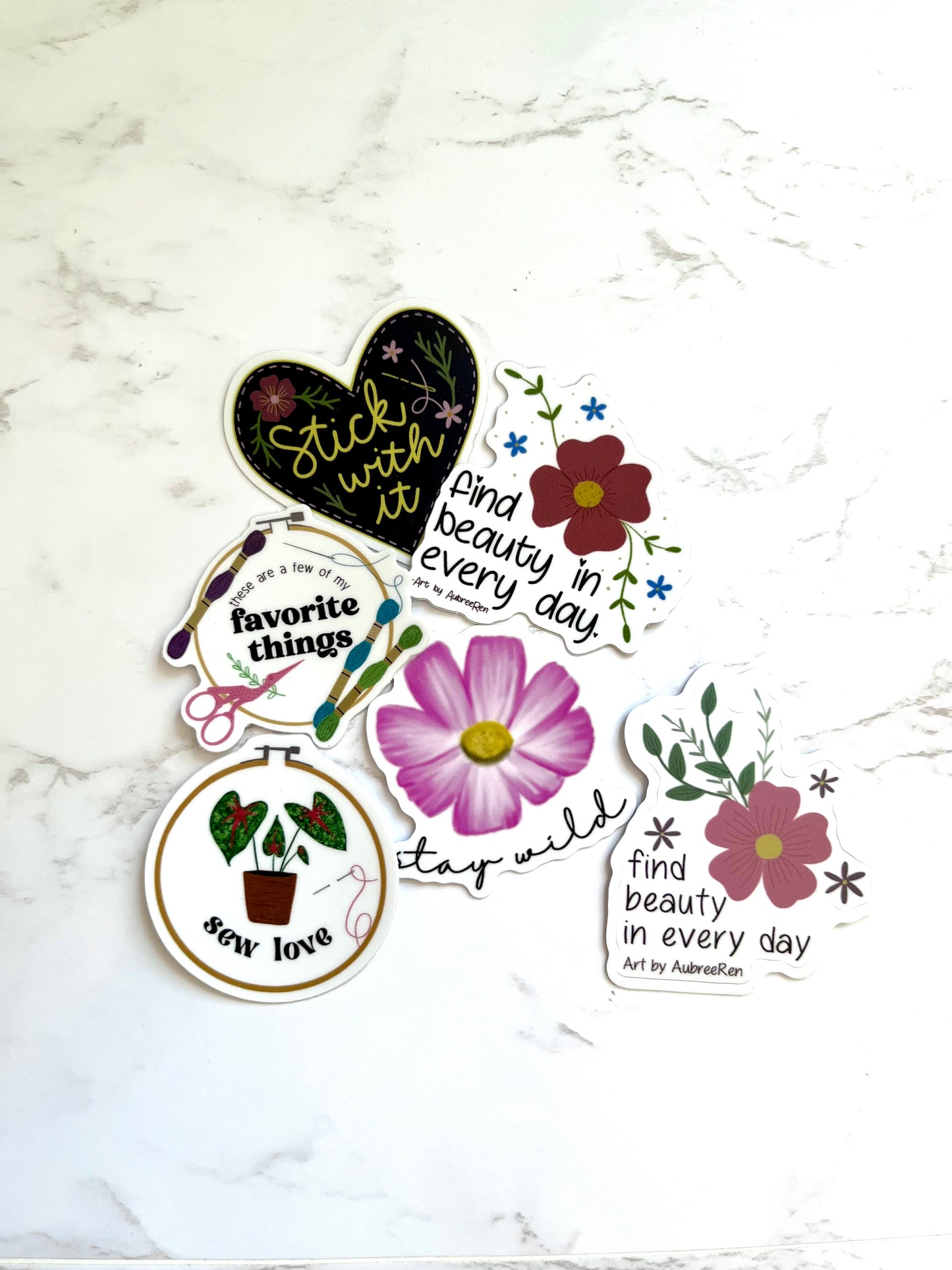 Stickers | Embroidery Sewing Stickers | Waterproof stickers