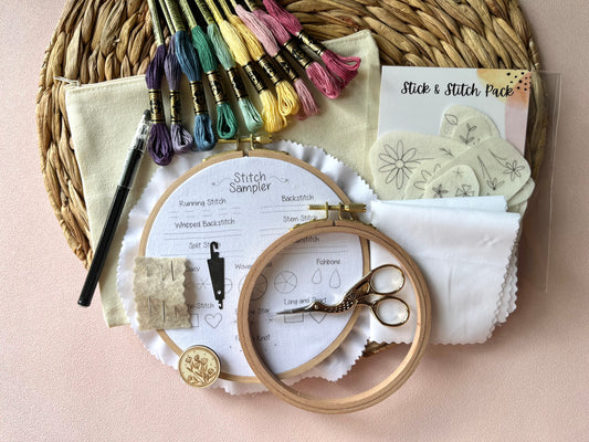 Beginner Embroidery Kits | Basic Beginner + Beginner & Beyond