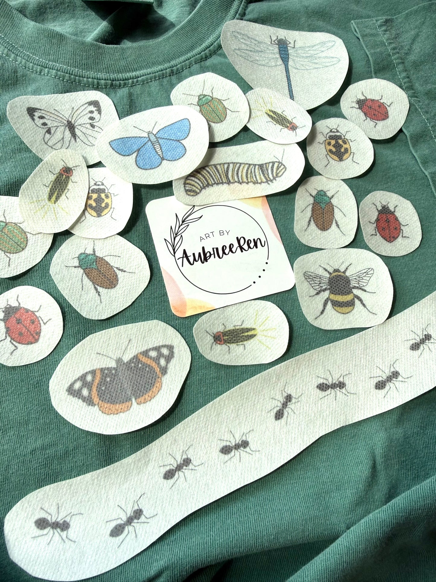 Stick and Stitch Embroidery | BUGS | INSECT Peel and Stick | Embroidery Designs