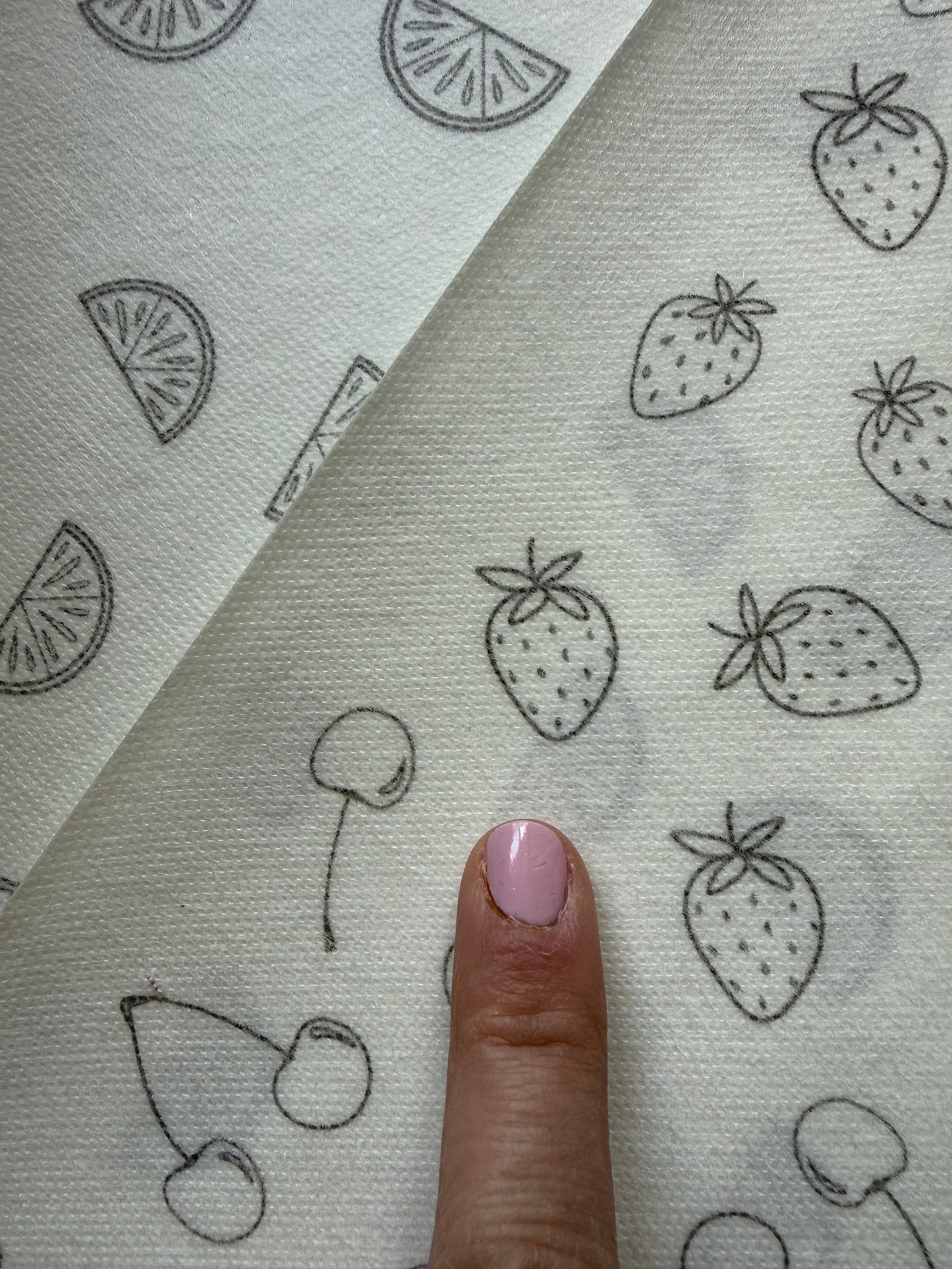 Mini Fruits Stick & Stitch Designs | Water Soluble Designs