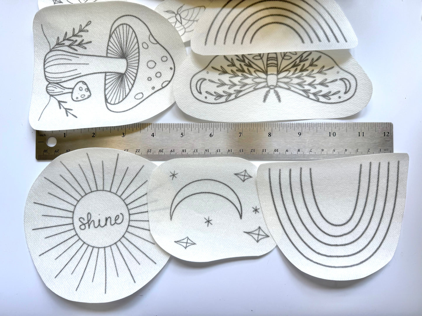 Stick and Stitch Pack | NATURE’S MAGIC | Embroidery Designs | Peel and Stick Patterns