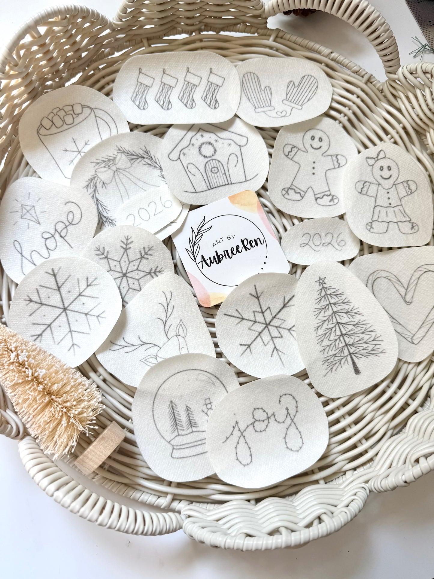 Stick and Stitch Embroidery | Ultimate ORNAMENTS| Stick & Stitch Patterns | HOLIDAY Pattern Peel and Stick | Embroidery Designs