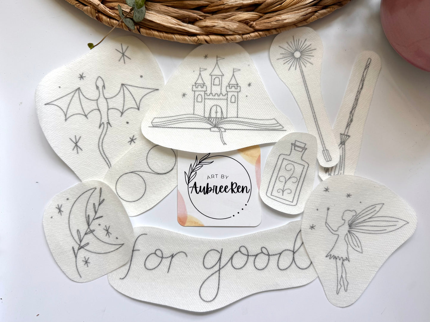 Stick and Stitch Embroidery | FANTASY | FAIRY TALE Peel and Stick | Embroidery Designs