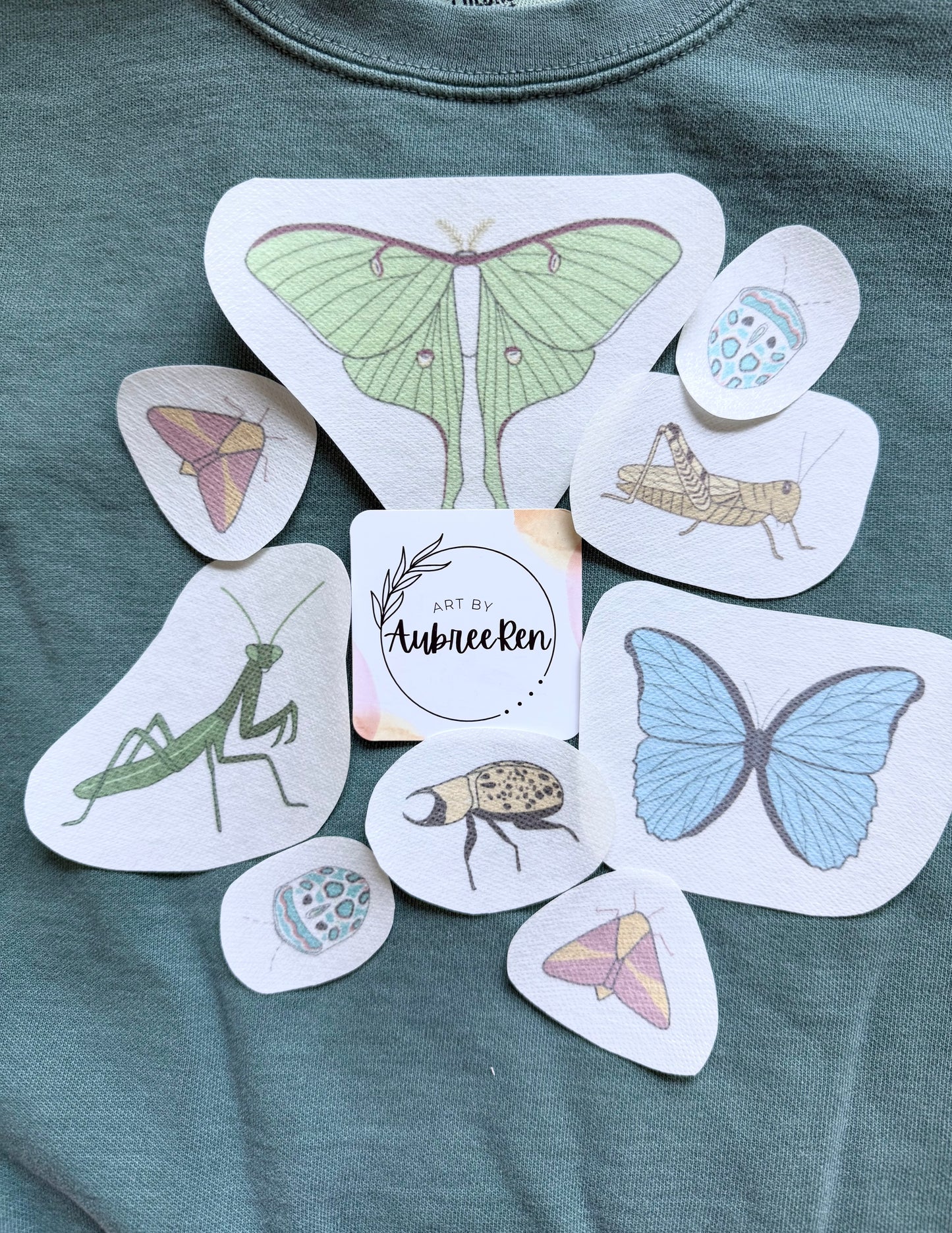 Stick and Stitch Embroidery | BUGS II | INSECT Peel and Stick | Embroidery Designs