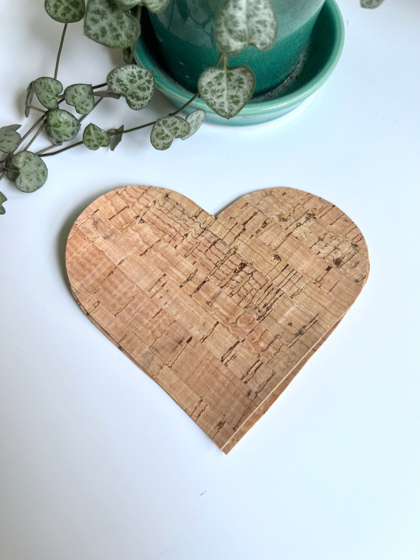 Heart Corner Bookmark Kit | DIY Embroidered Shirt | Cork Bookmark