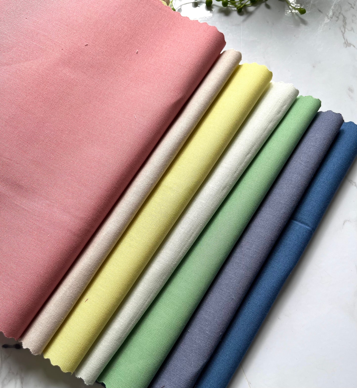 Cotton Fabric Squares | Vintage Pack | Precut Fabric | Kona Cotton