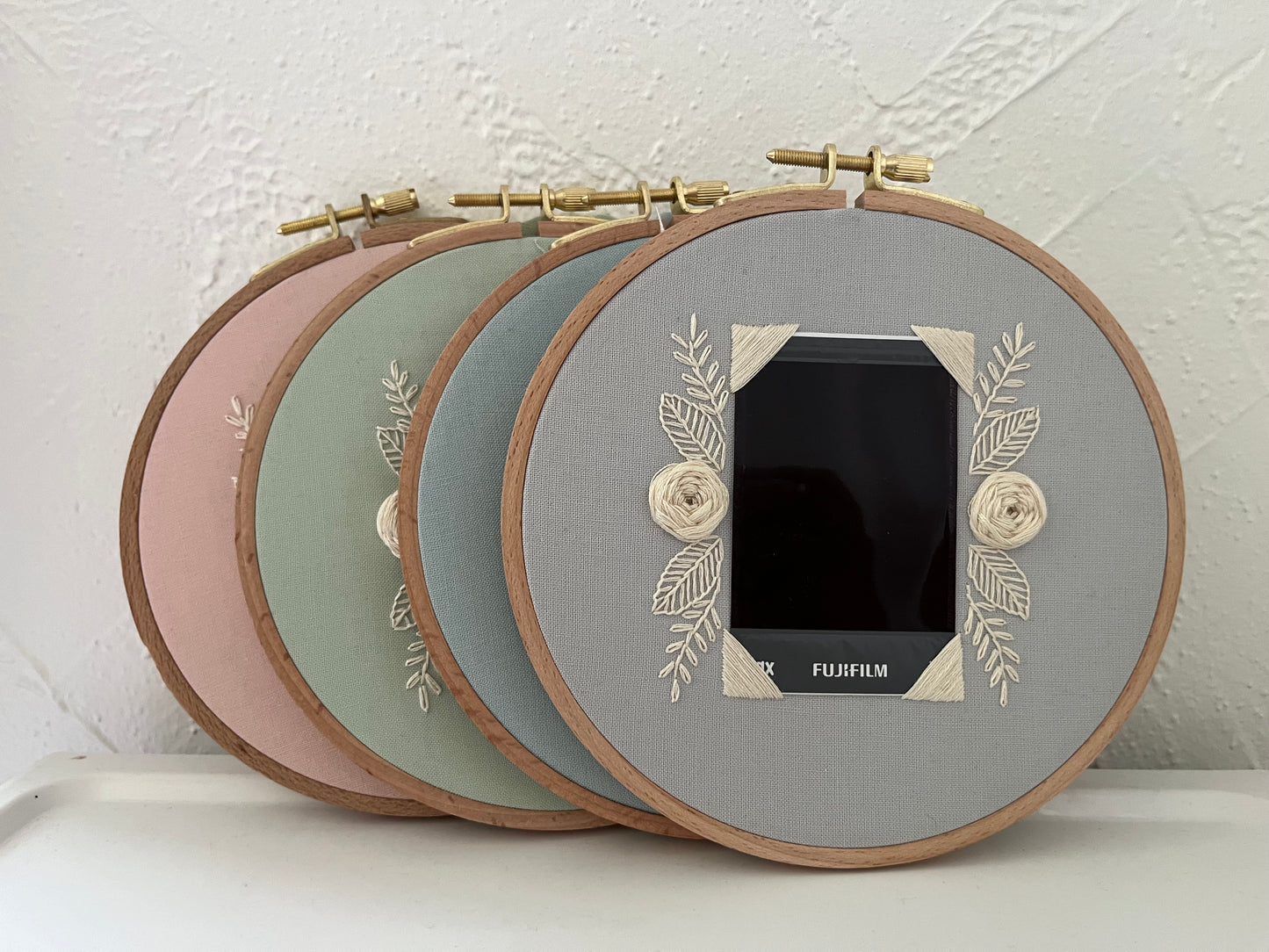 Vintage Embroidered Instax Frame Kit | Instax Frame Kit | Photo Frame Kit