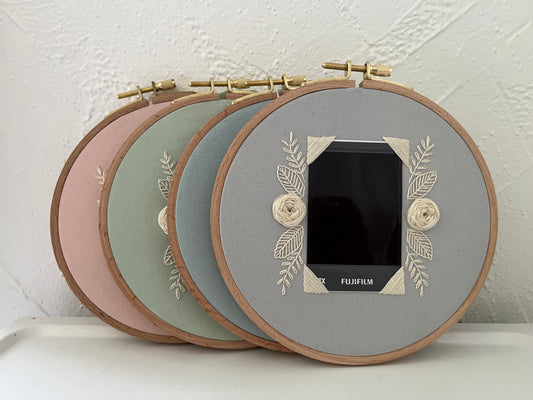 Vintage Embroidered Instax Frame Kit | Instax Frame Kit | Photo Frame Kit
