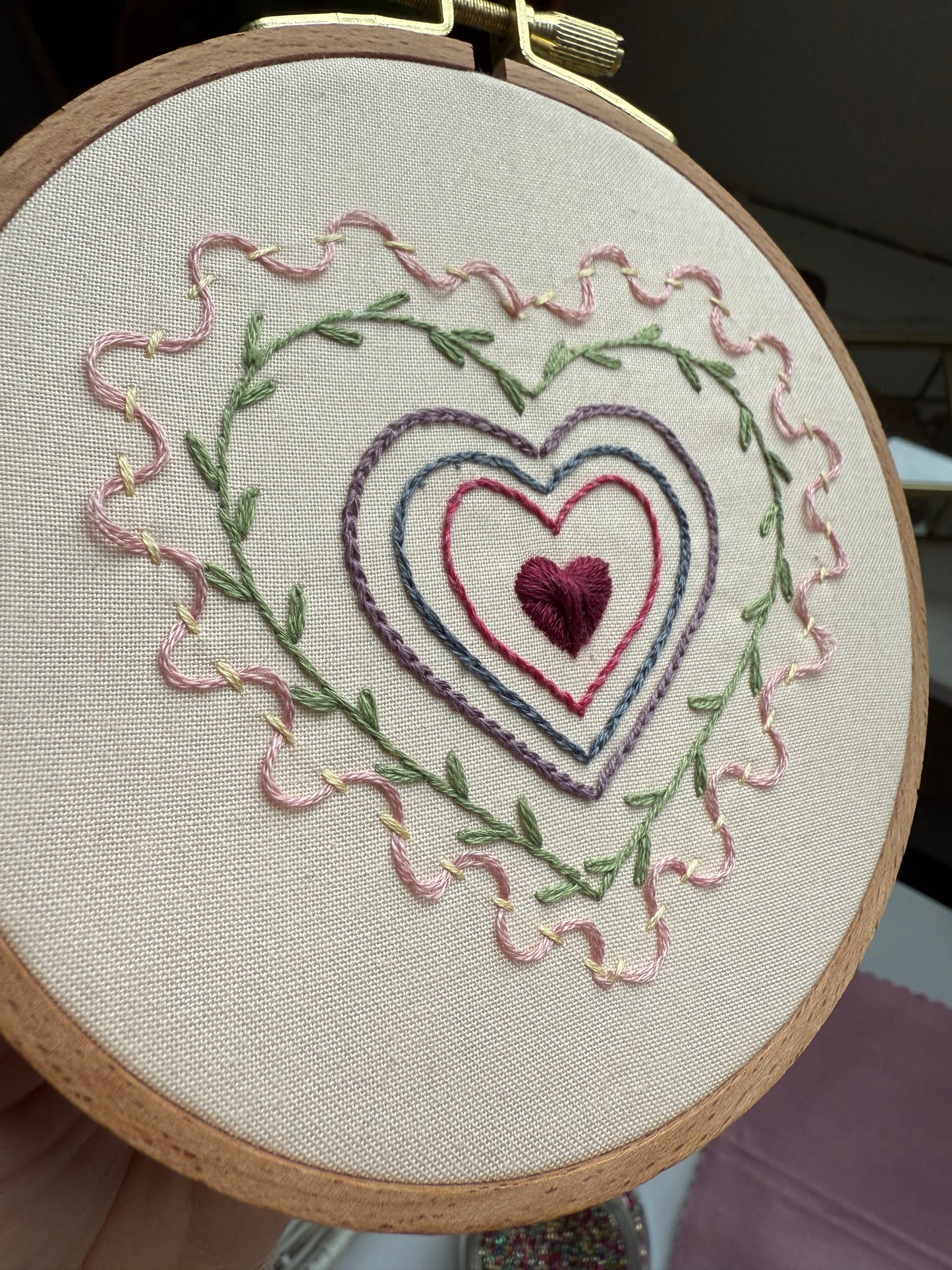 Heart Sampler Beginner Embroidery Kit | FULL Kit