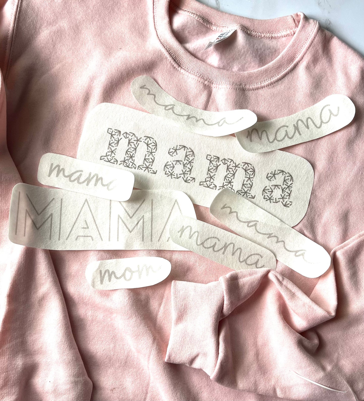 Custom Stick and Stitch Word | Embroidery Designs | Peel and Stick Patterns