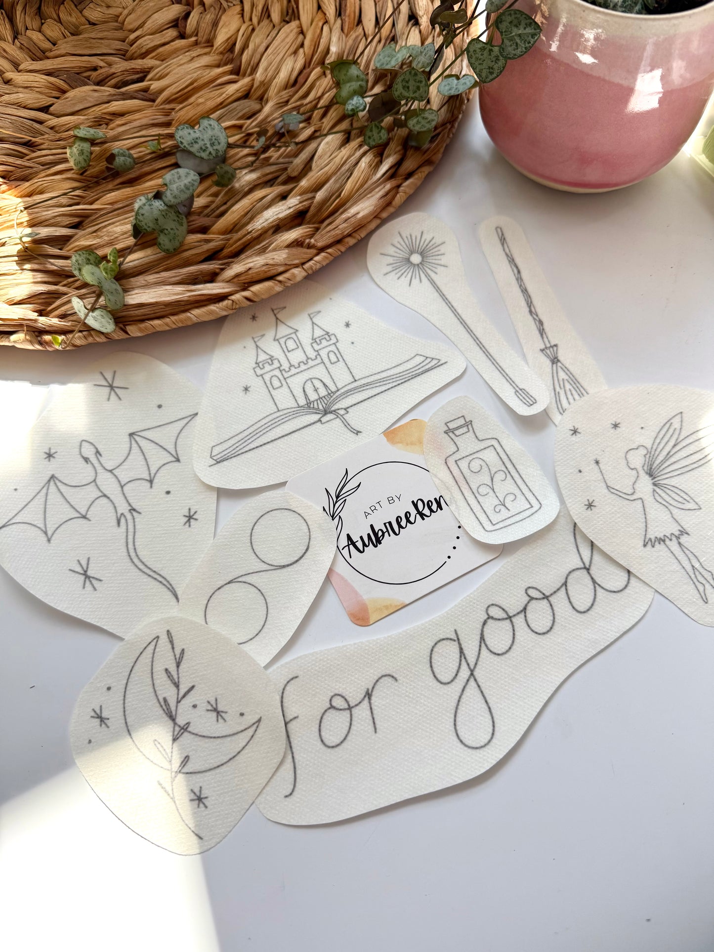 Stick and Stitch Embroidery | FANTASY | FAIRY TALE Peel and Stick | Embroidery Designs