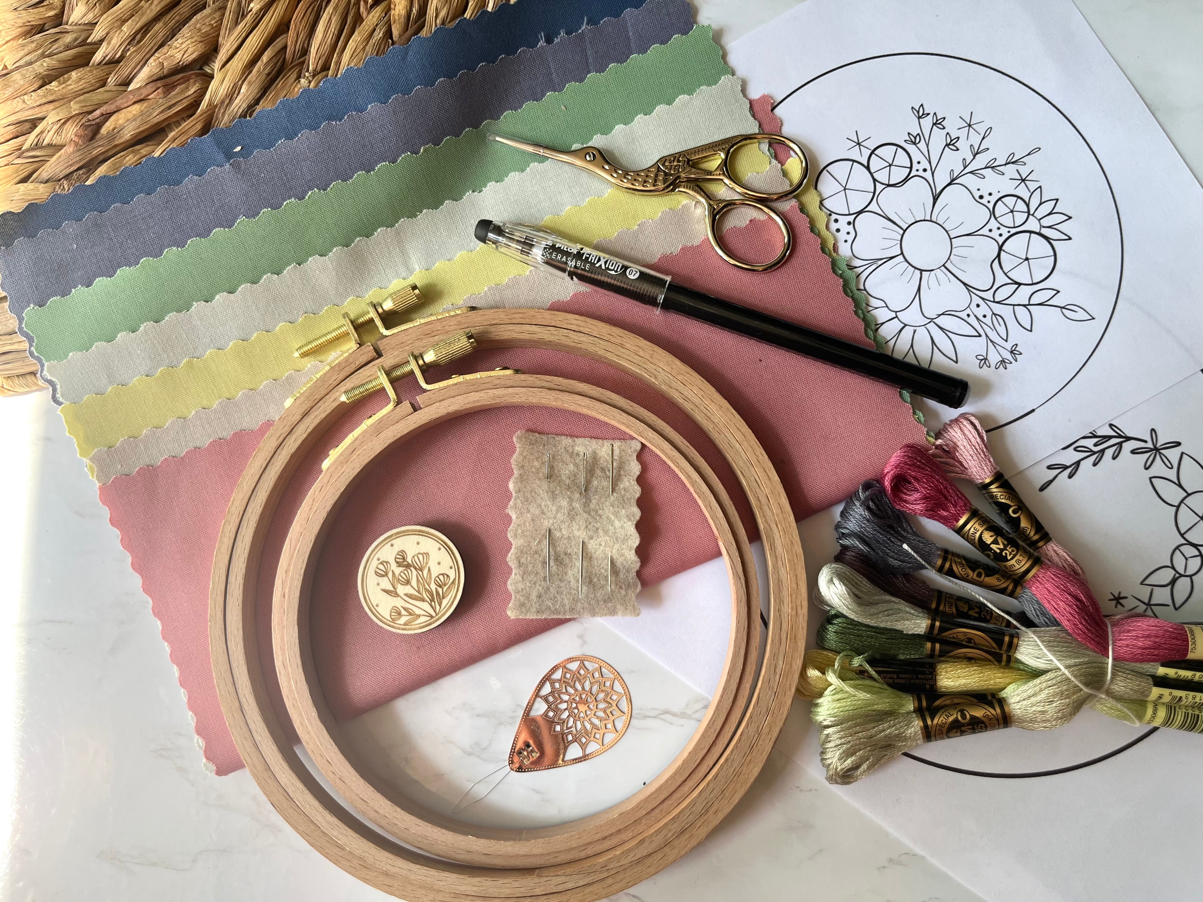 Embroidery Essentials Kit | Embroidery Accessories – Art by AubreeRen
