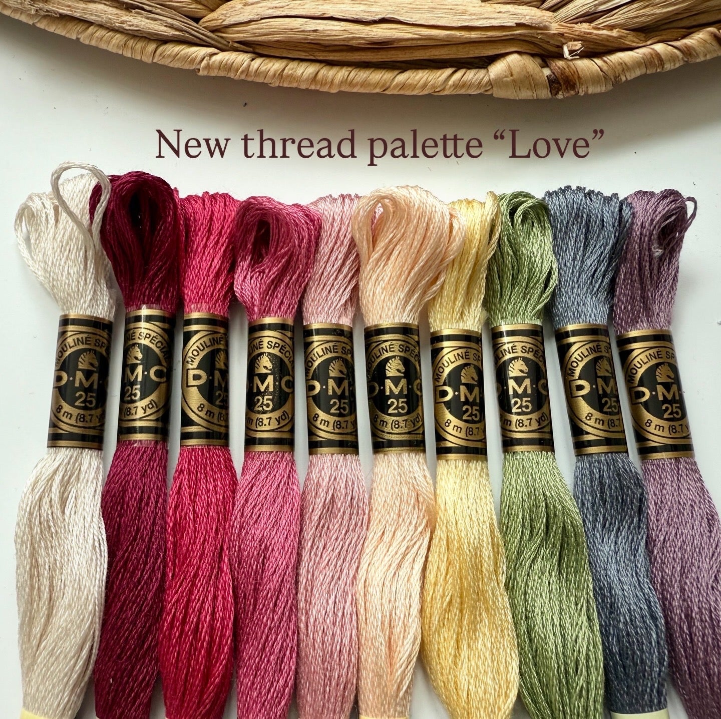 LOVE Thread Pack | DMC Thread Pack | Embroidery Floss