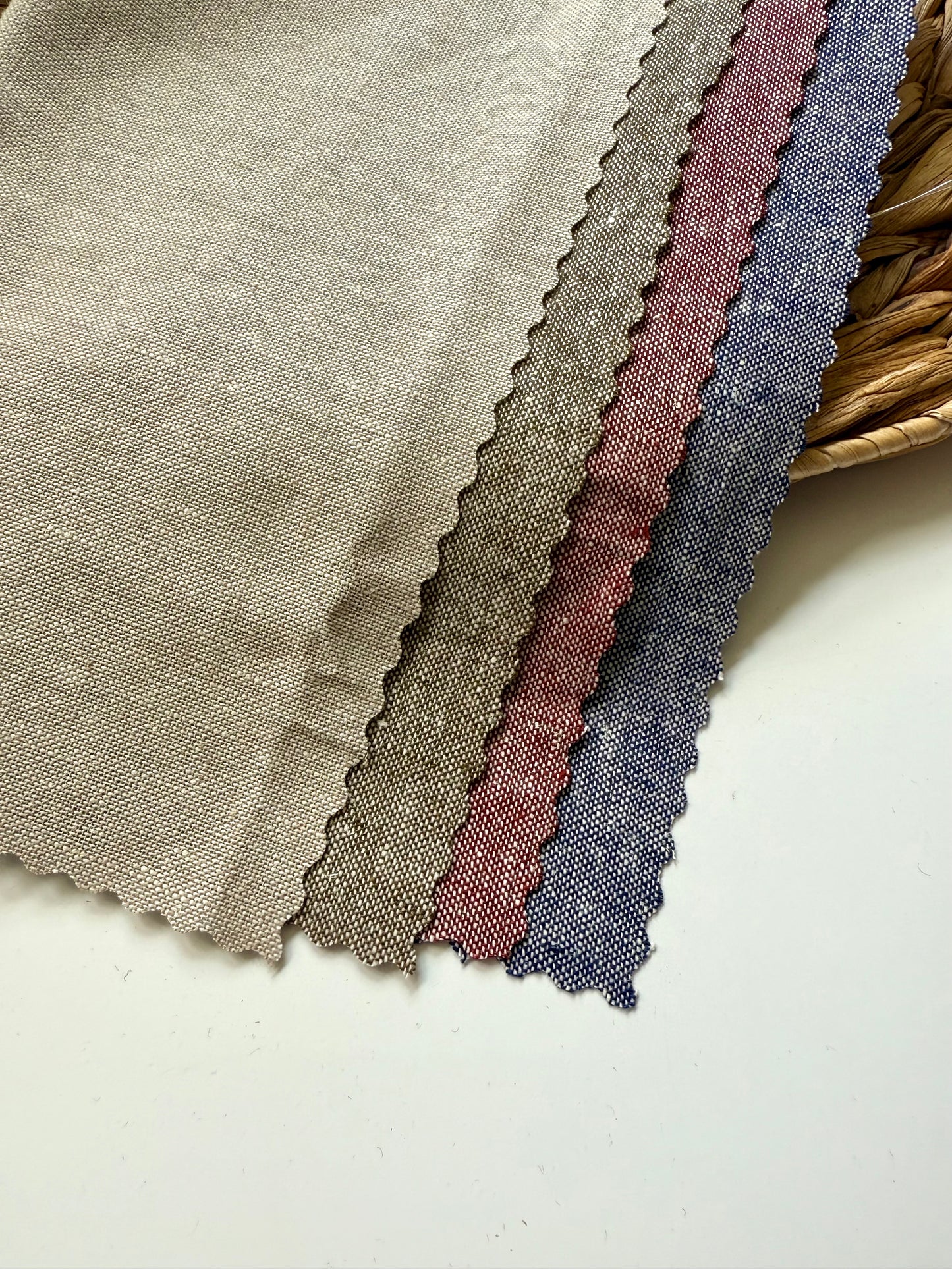 Cotton Fabric Squares | Forest Pack | Essex Linen