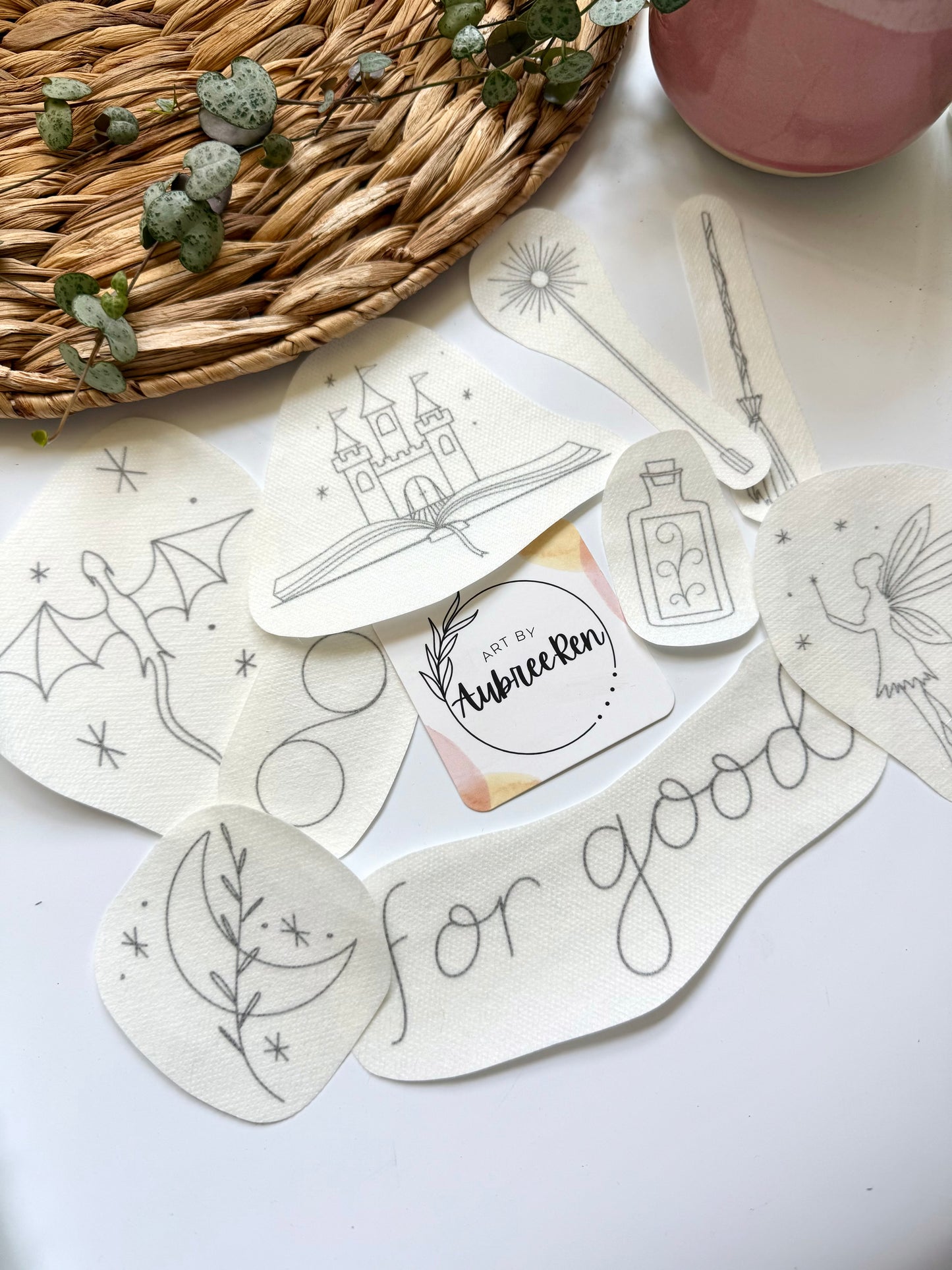 Stick and Stitch Embroidery | FANTASY | FAIRY TALE Peel and Stick | Embroidery Designs
