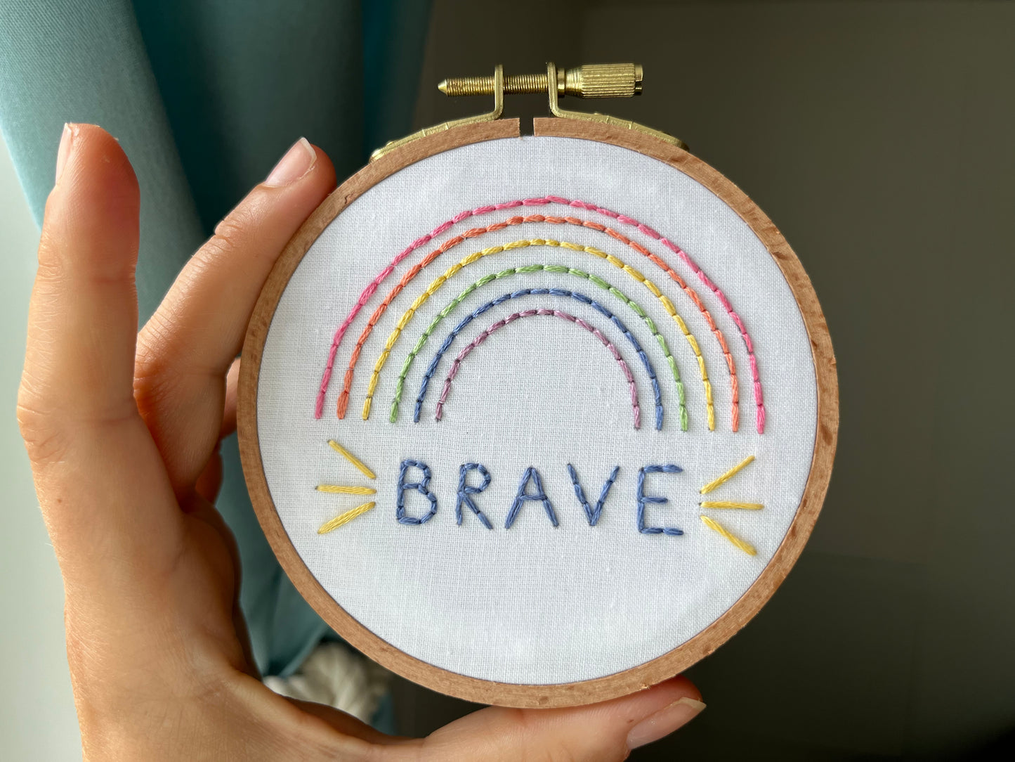 Rainbow Embroidery Kit | Beginner Embroidery | Customize