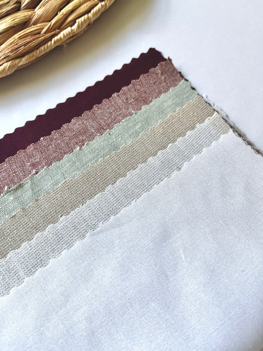 Festive Fabric Squares | Precut Fabric | Cotton & Linen Holiday Fabric