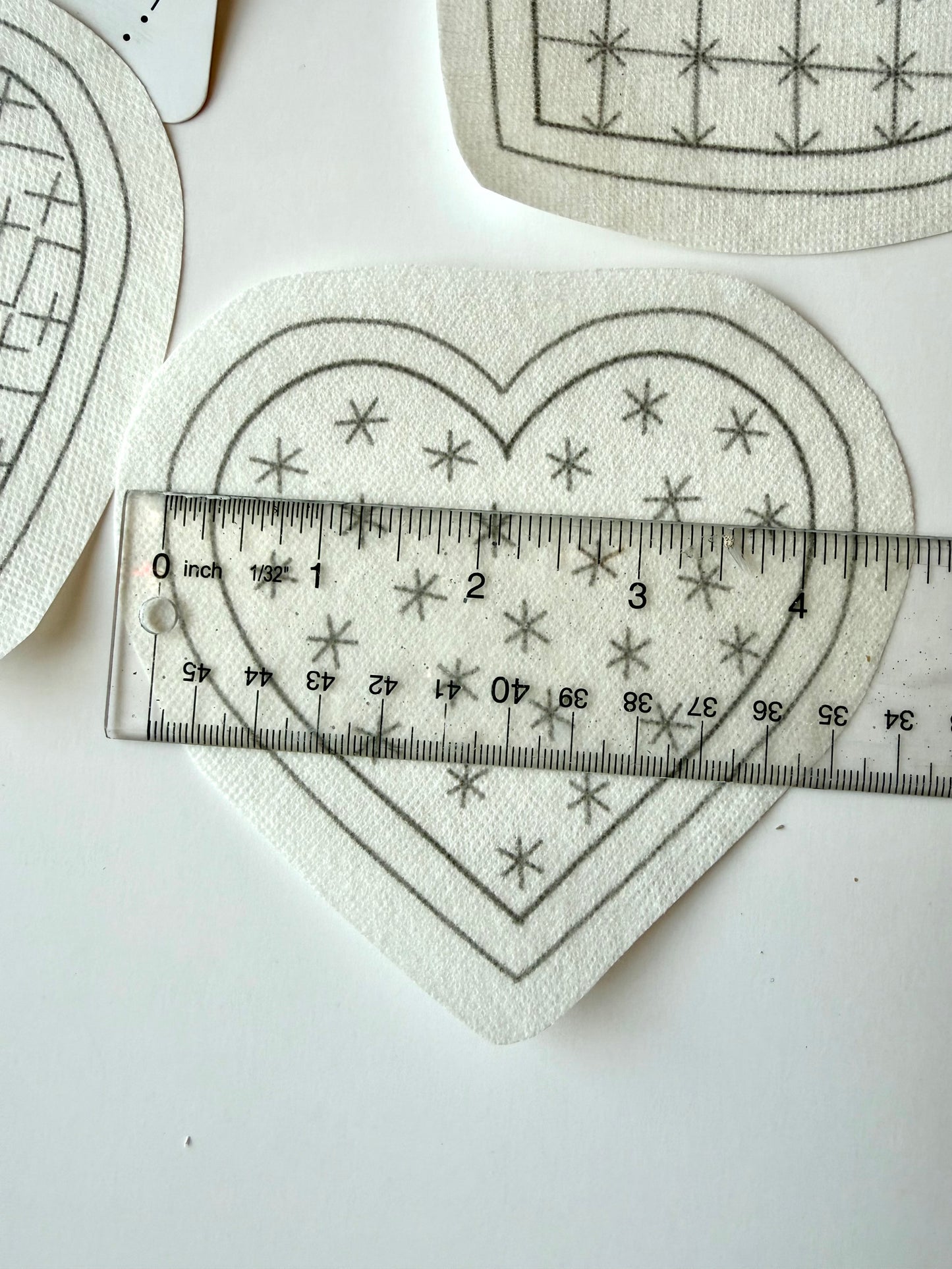 Stick and Stitch Embroidery | HEARTS | Heart Garland Designs | Valentine’s Pattern Peel and Stick | Embroidery Designs