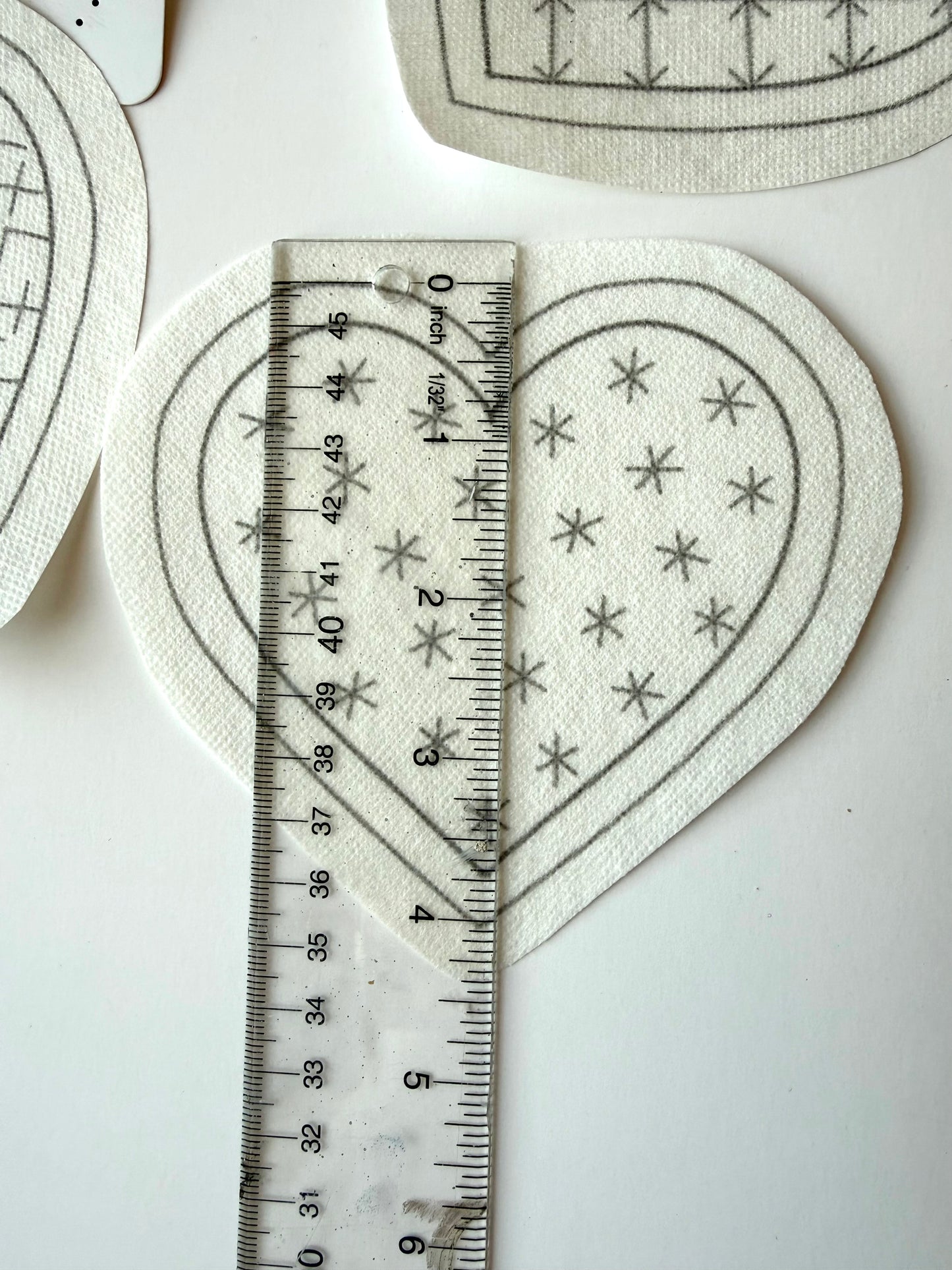 Stick and Stitch Embroidery | HEARTS | Heart Garland Designs | Valentine’s Pattern Peel and Stick | Embroidery Designs