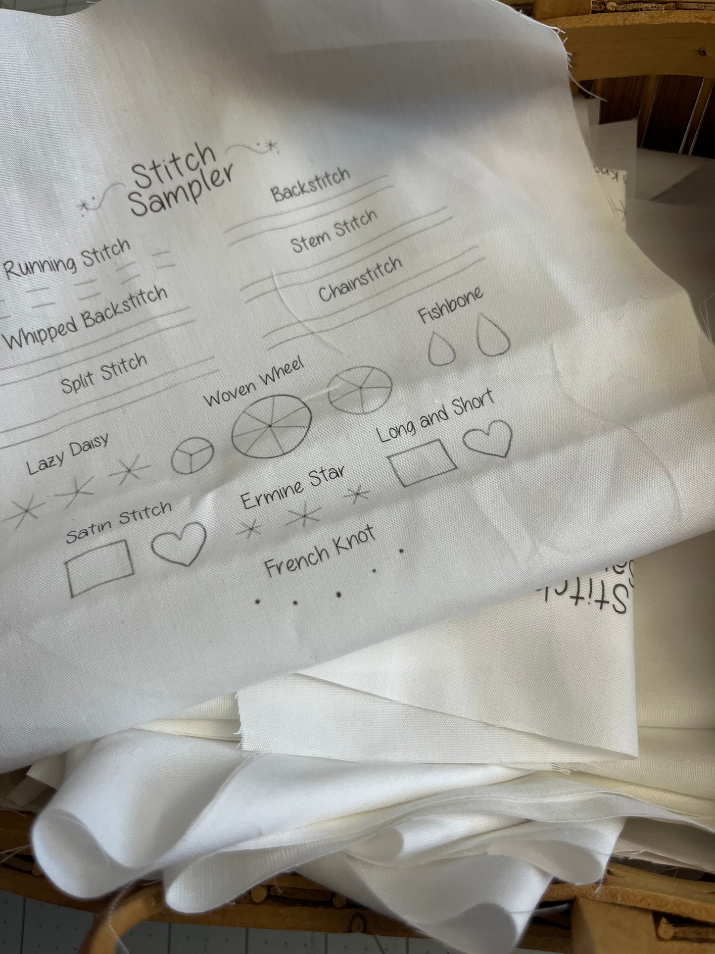 Imperfect Stitch Sampler Fabric