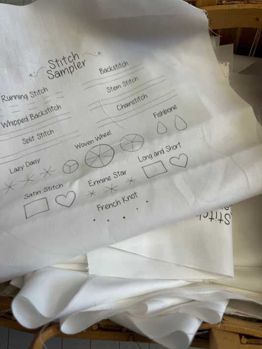 Imperfect Stitch Sampler Fabric