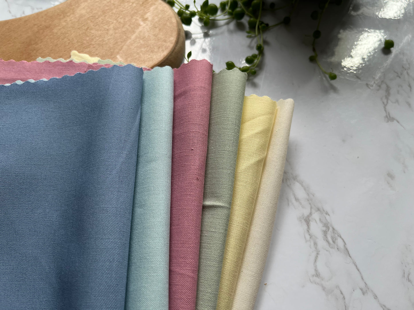 Cotton Fabric Squares | Spring Cottage  Pack | Precut Fabric | Kona Cotton