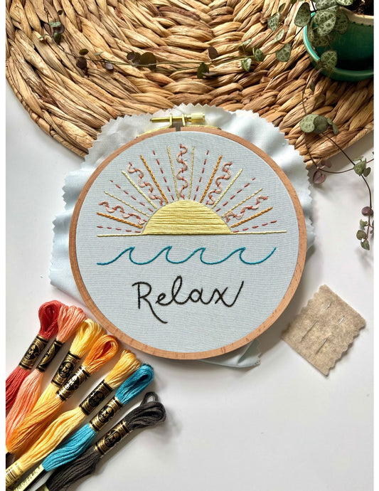 Sunset Stitch Sampler