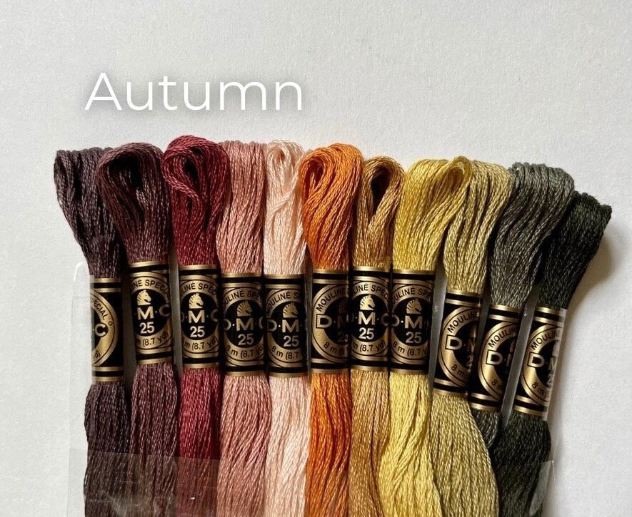 Autumn Thread Packs | DMC Thread Pack | Embroidery Floss