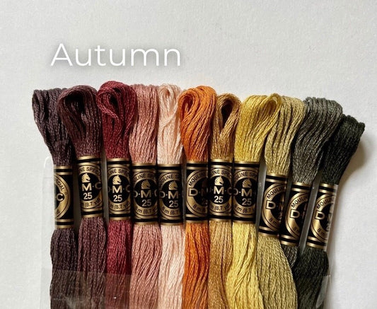 Autumn Thread Packs | DMC Thread Pack | Embroidery Floss